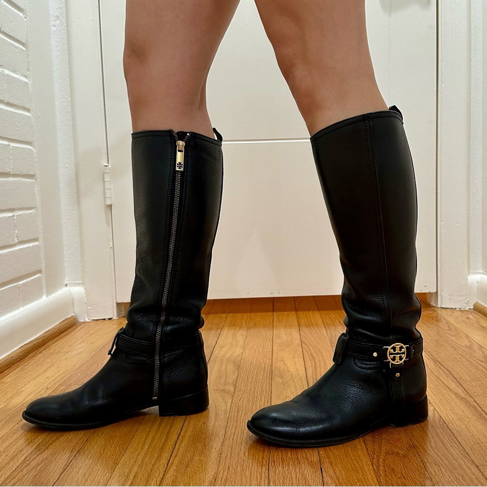 Tory Burch Black Ridding Boots